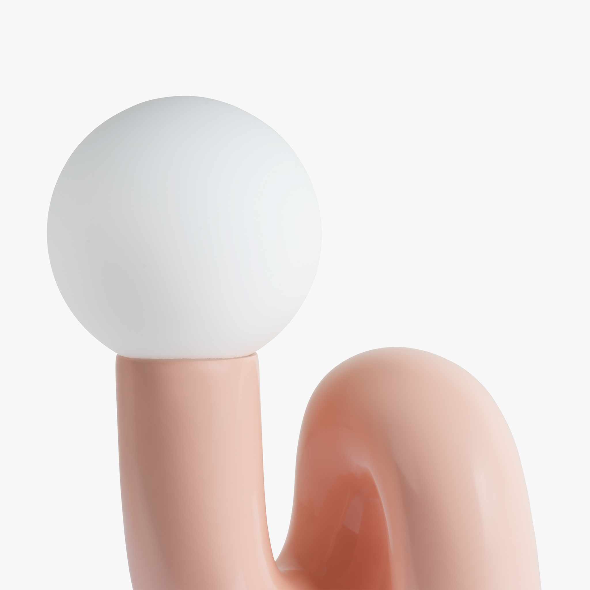 Gittana Table Lamp in Pink - Top