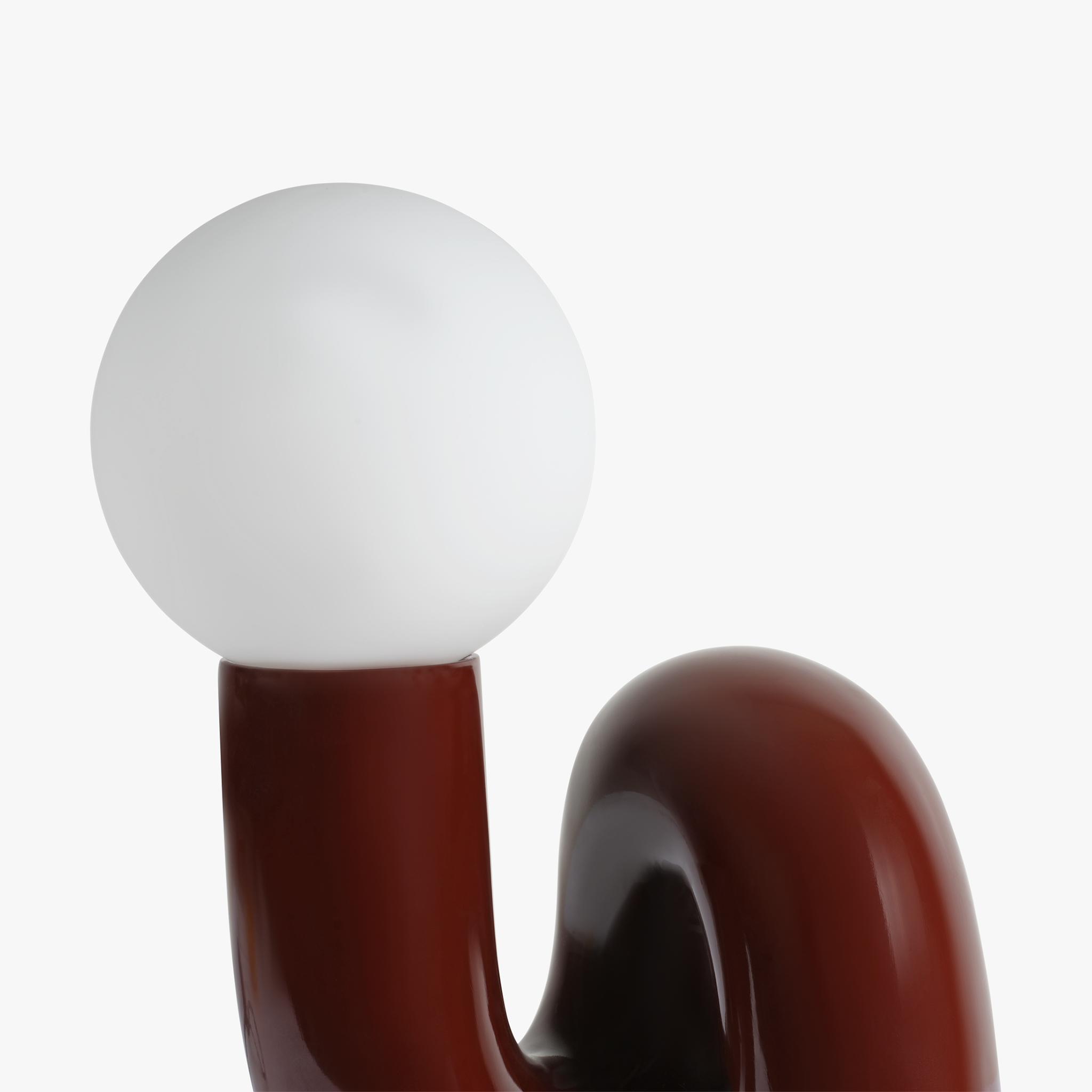 Gittana Table Lamp in Red - Top