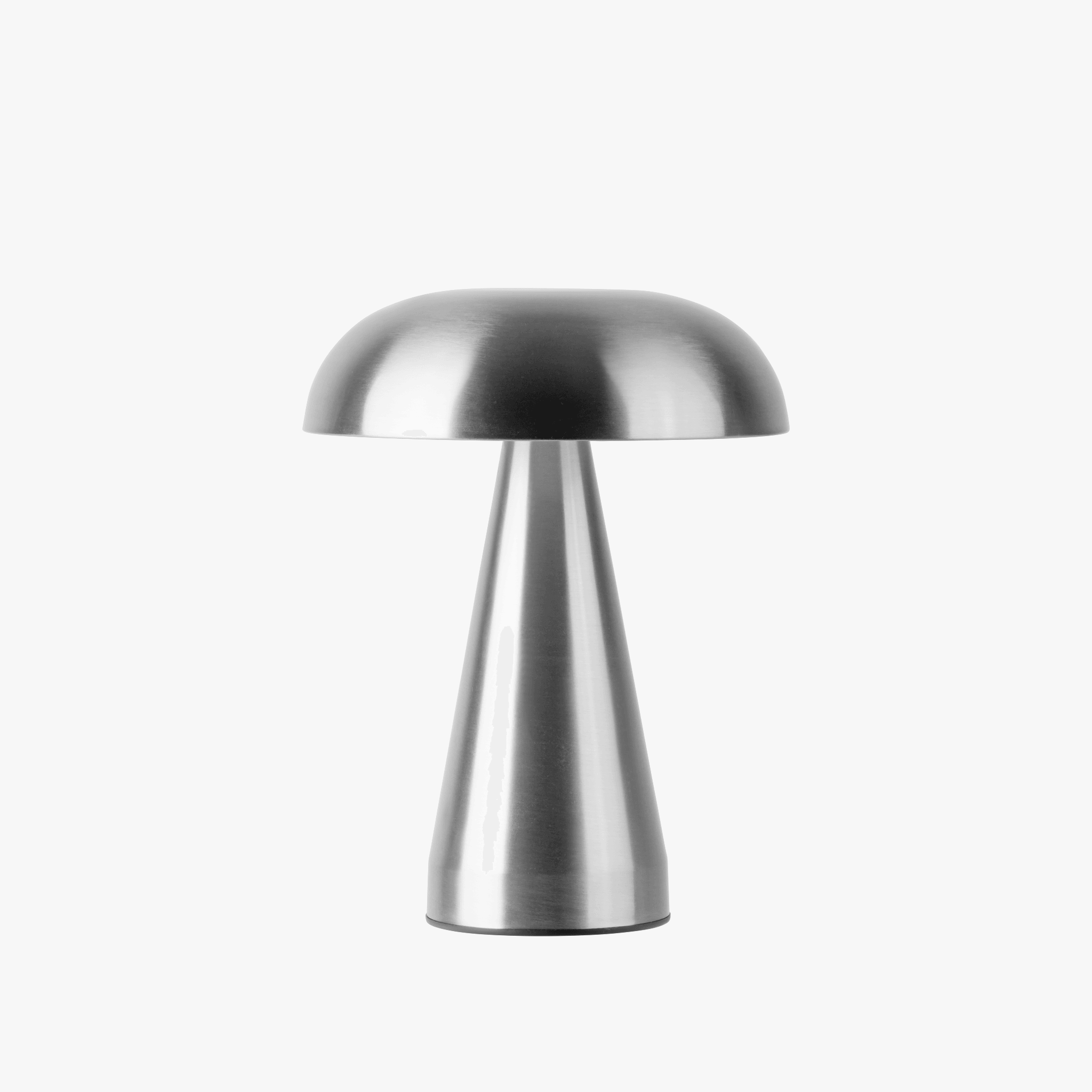 Lucido Portable Lamp in Silver - Front