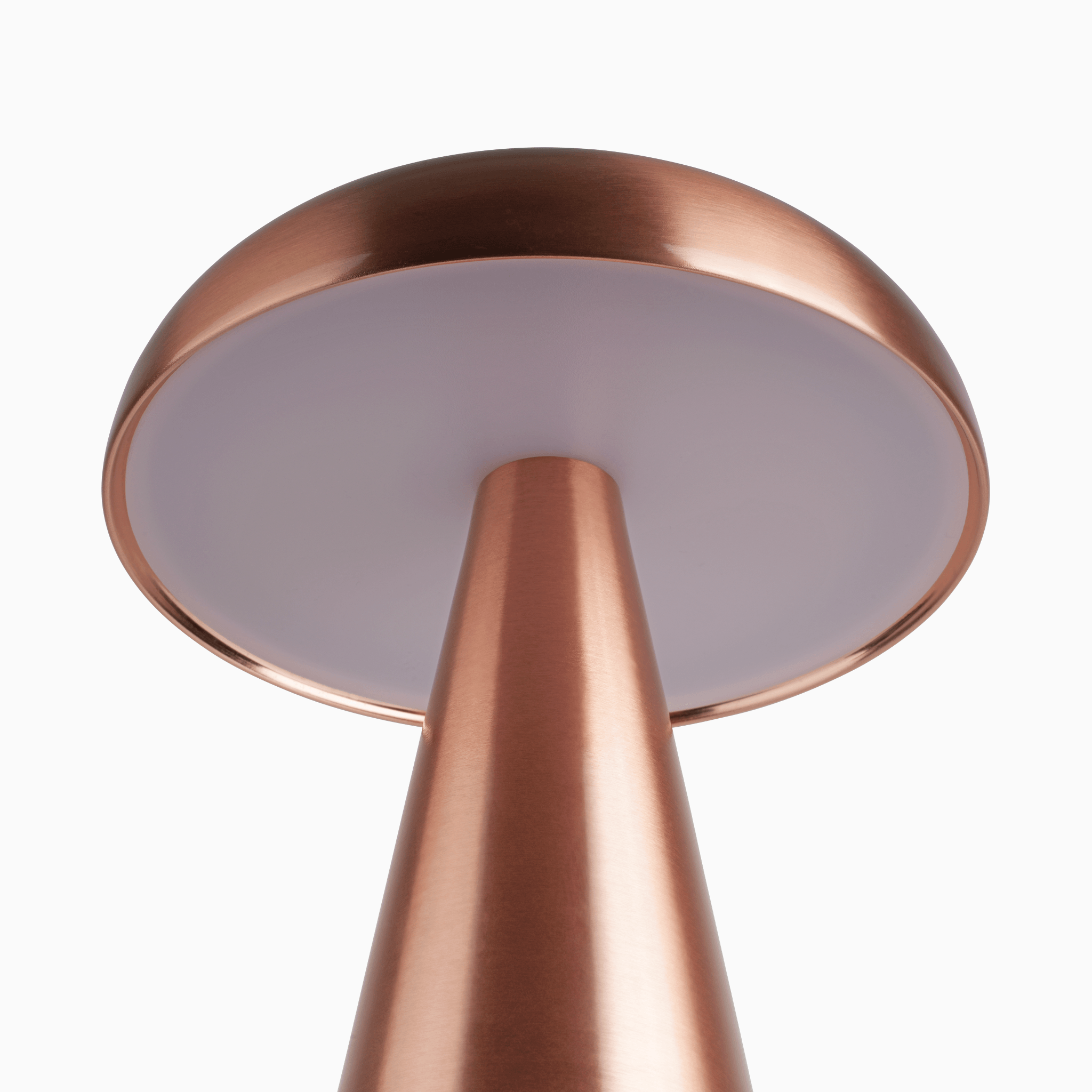 Lucido Portable Lamp in Rose Gold - Bottom