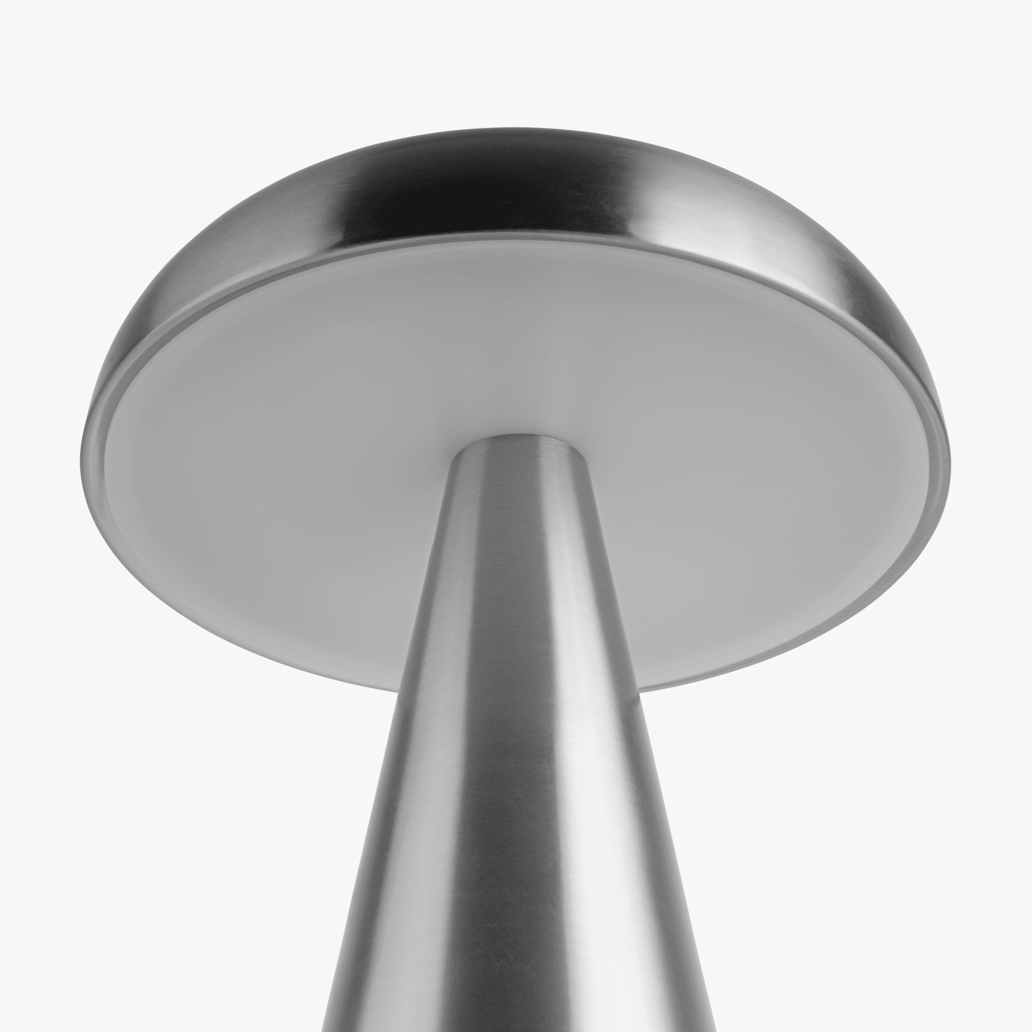 Lucido Portable Lamp in Silver - Bottom