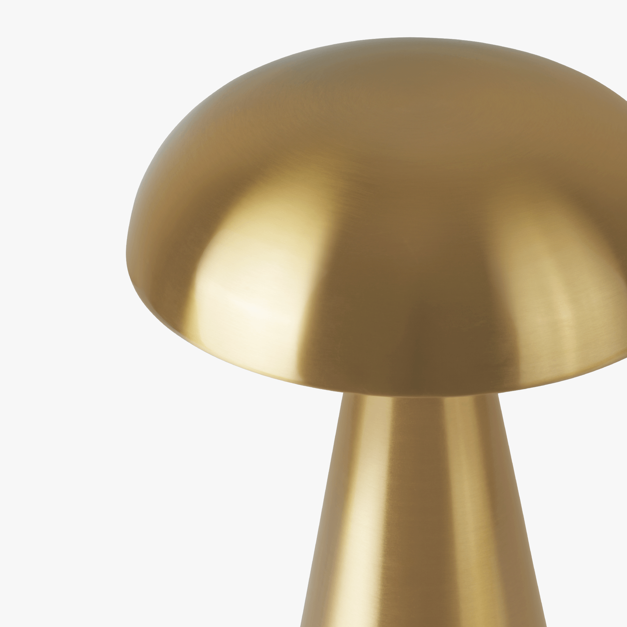 Lucido Portable Lamp in Gold - Top