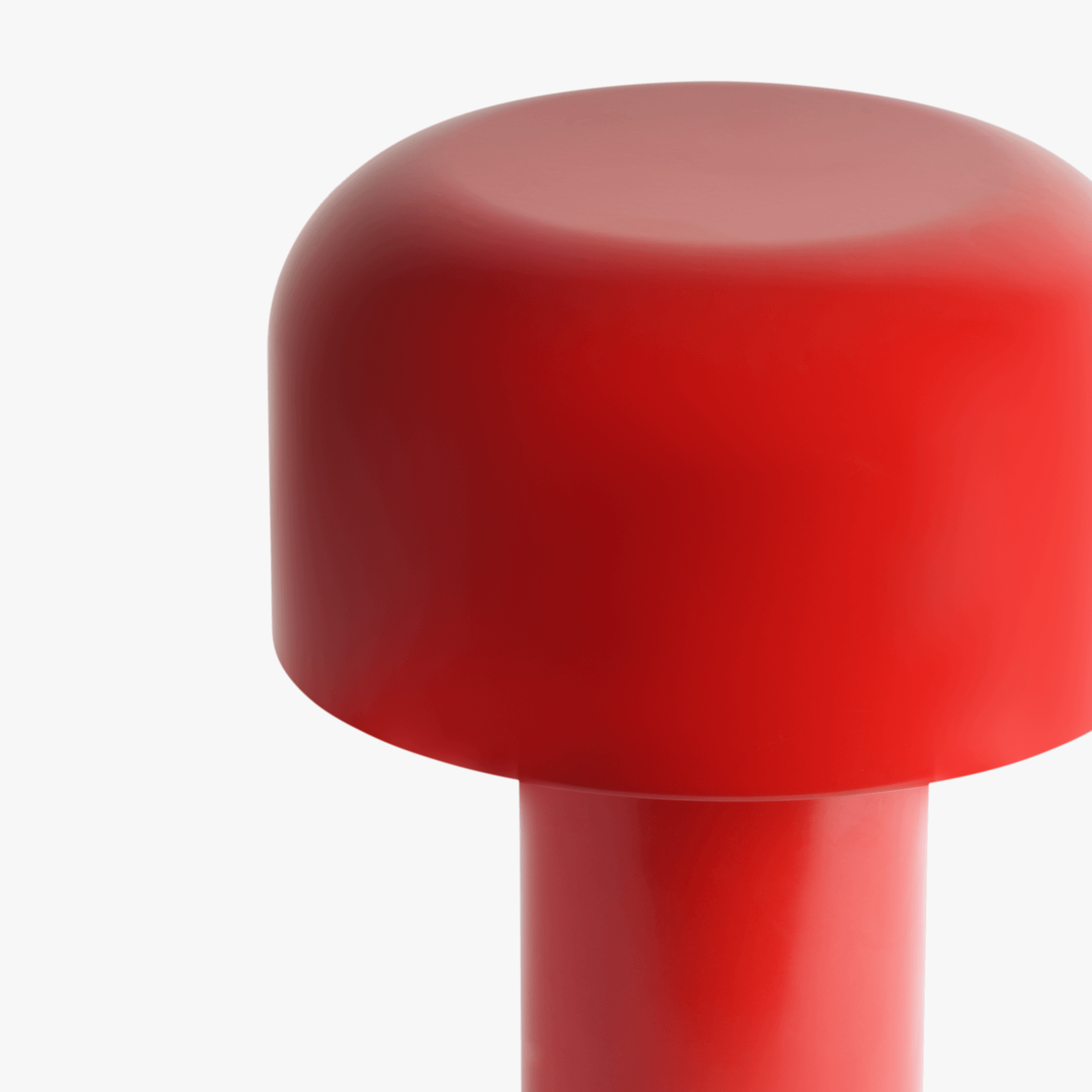 Pomello Portable Lamp in Red - Top