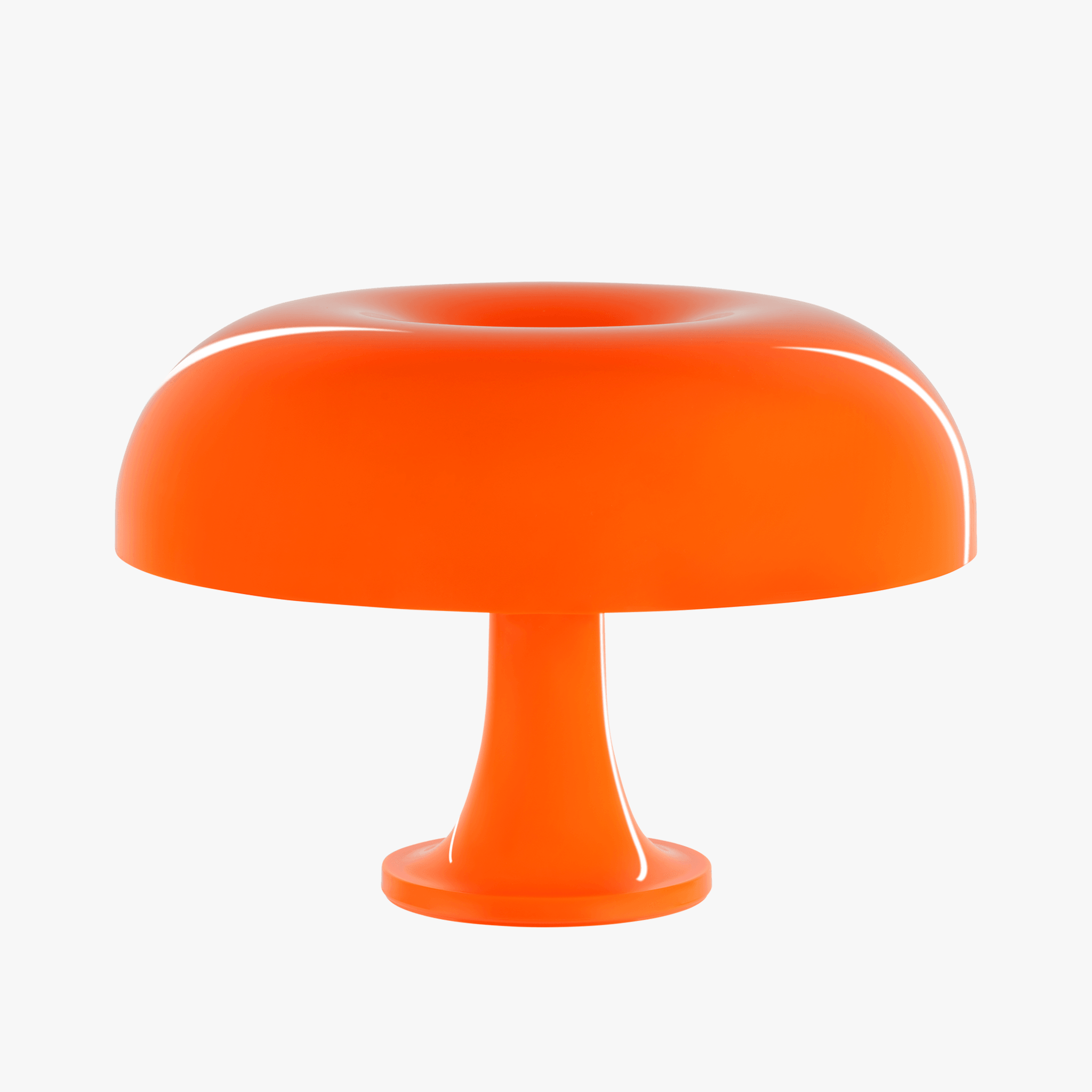 Strada Table Lamp in Orange - Front