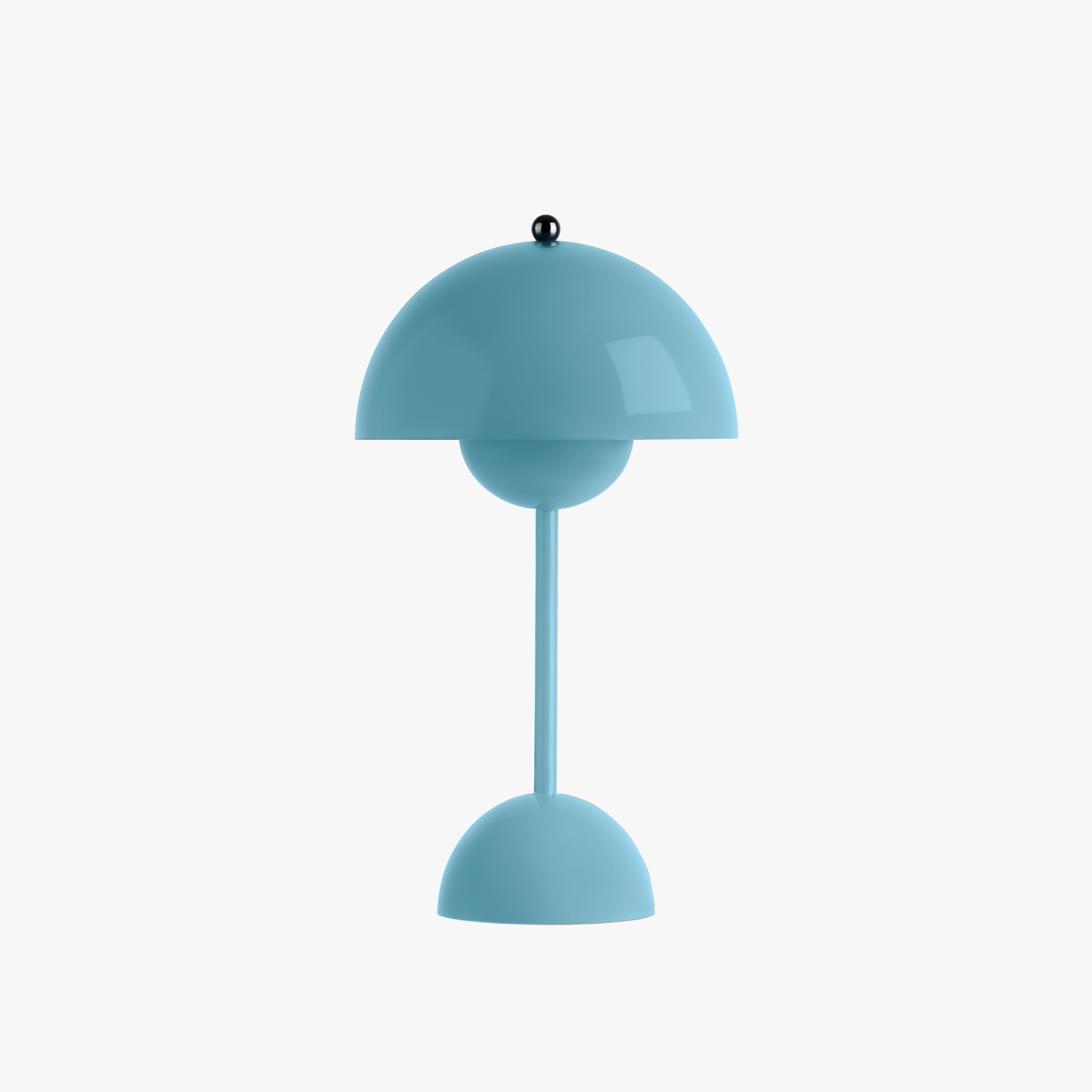 Tapa Portable Lamp in Blue - Front