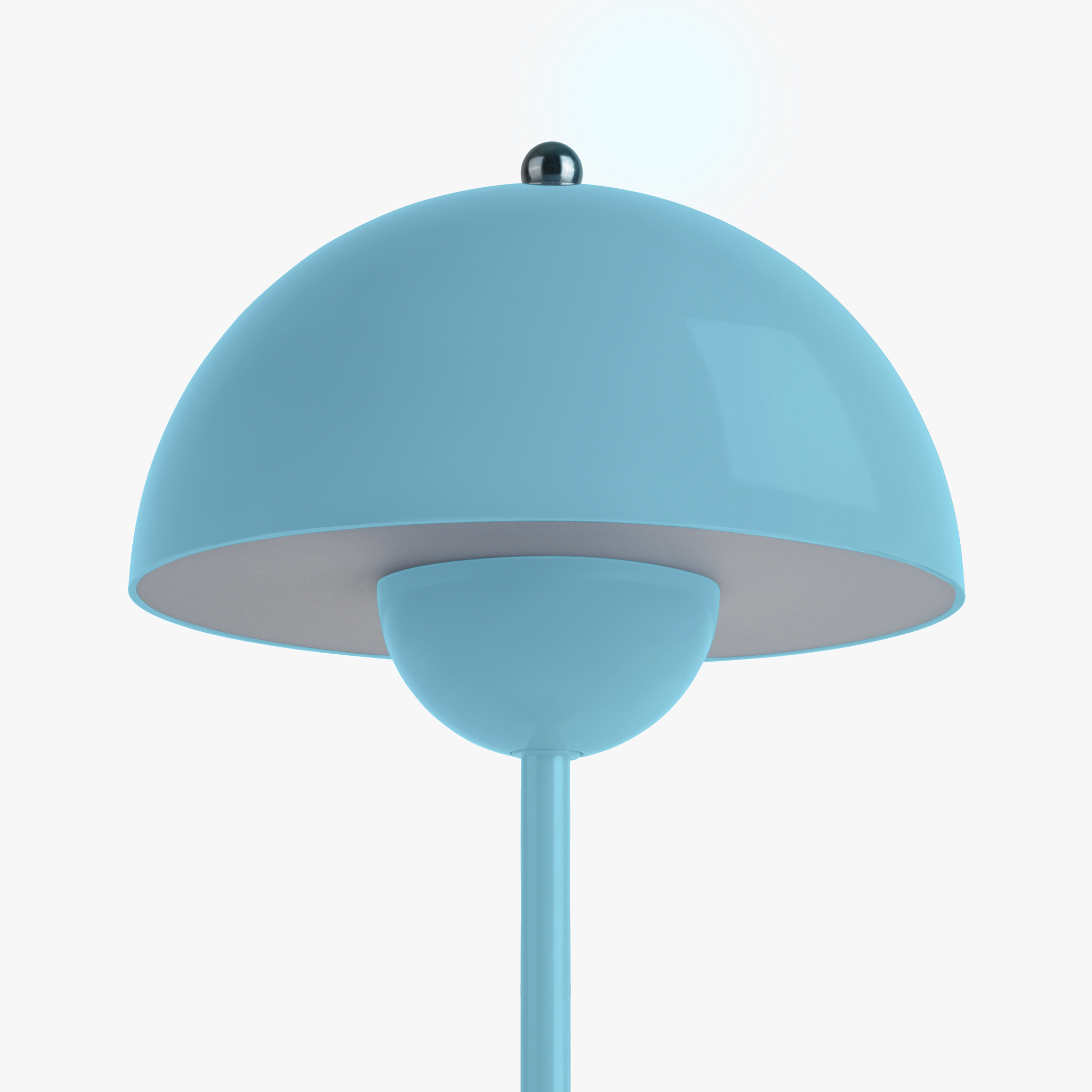 Tapa Portable Lamp in Blue - Bottom