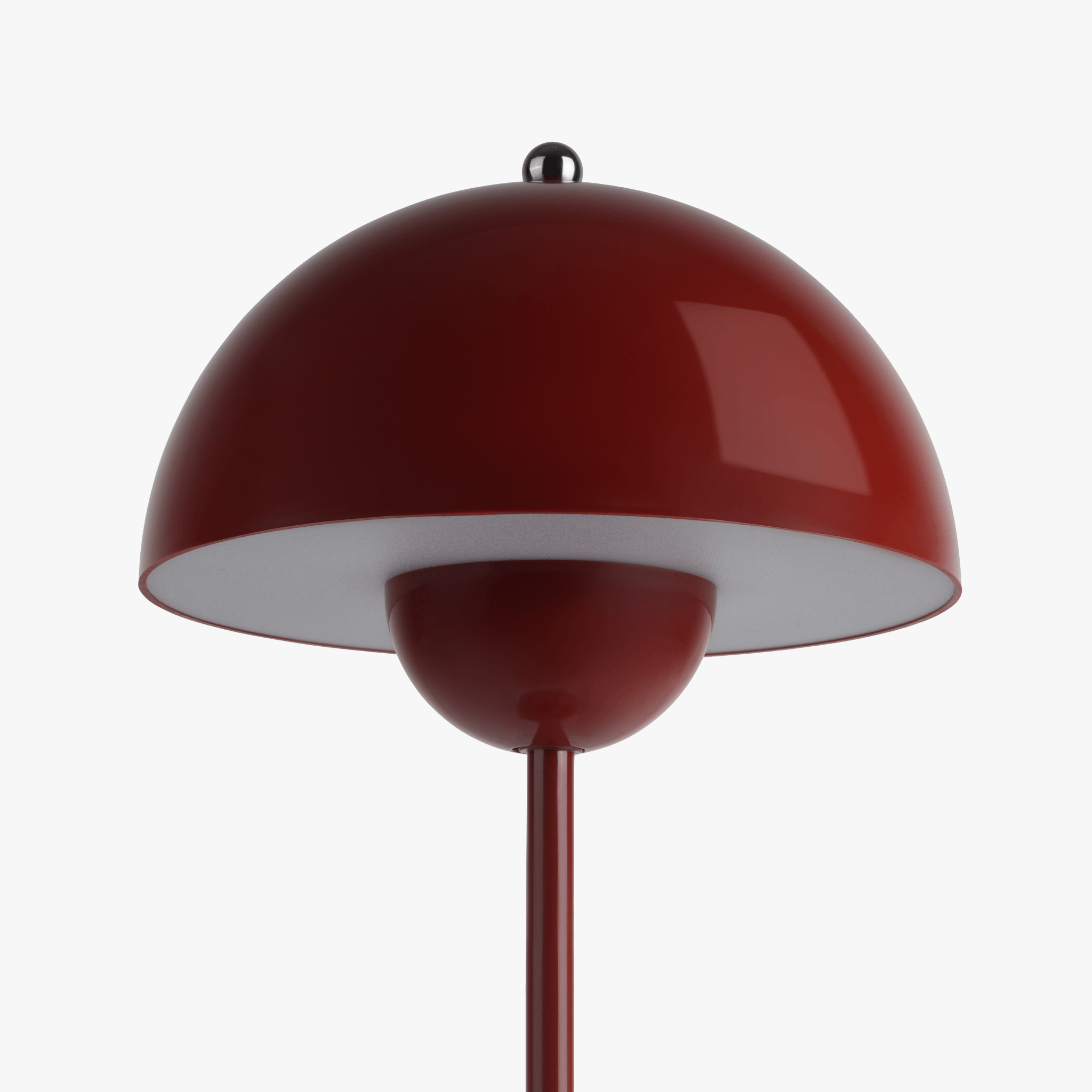 Tapa Portable Lamp in Red - Bottom