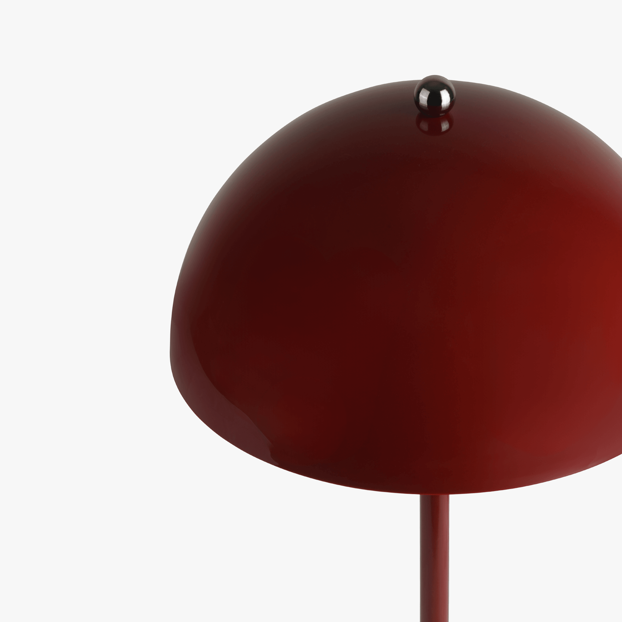 Tapa Portable Lamp in Red - Top